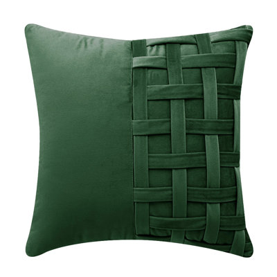  Velvet Geometric Throw Pillow