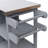Foldable Outdoor Kitchen Island Patio Kitchen Island Outdoor Kitchen Cart Portable Prep Station With Lockable Wheels, Storage Cabinet And Towel Rack For Patio And Outdoor-125246276