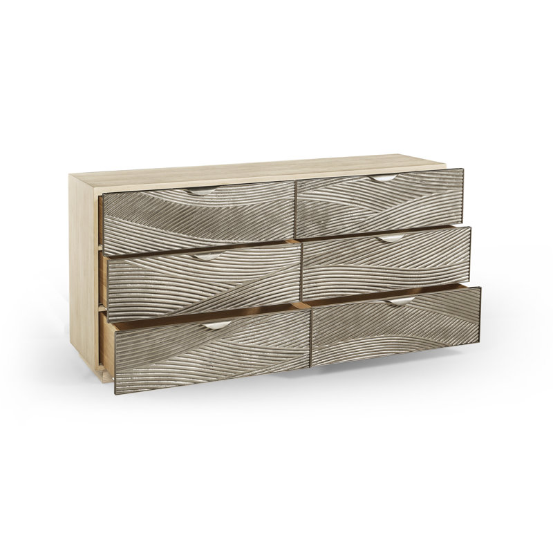 Water 6 - Drawer Solid Wood Dresser