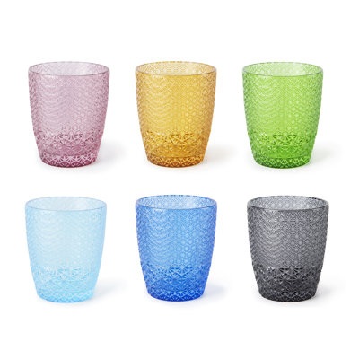 Set aus sechs Wassergläsern.