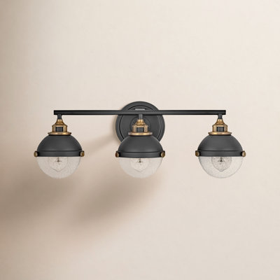Kyoto 3-Light Dimmable Brass Vanity Light