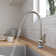2-Function Single Handle Pull Down Kitchen Faucet with LED Light Base
