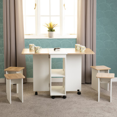 Sofko 4 -Person Drop Leaf Dining Set