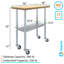 Tables de travail en bois Amgood H 38 po-90217160