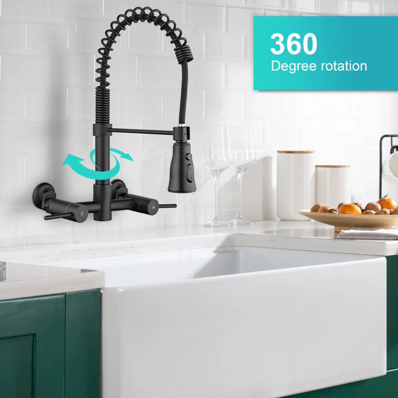 Robinet de cuisine SMARTLET, Noir mat