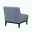 Fauteuil de chambre en cuir fleur, mousse haute densité et pieds noirs-1595813303