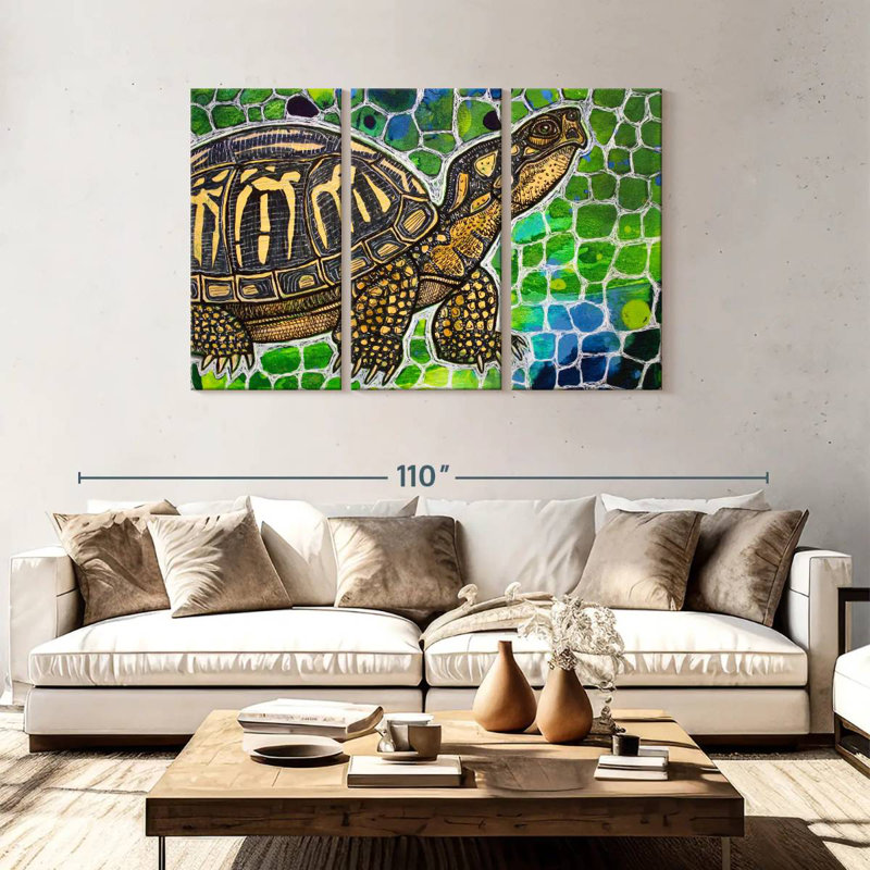 Tortue-ronce Brampt, H 48 po x l 74 po