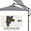 Parasol en porte-à-faux 98,4 po Doraine-96397001