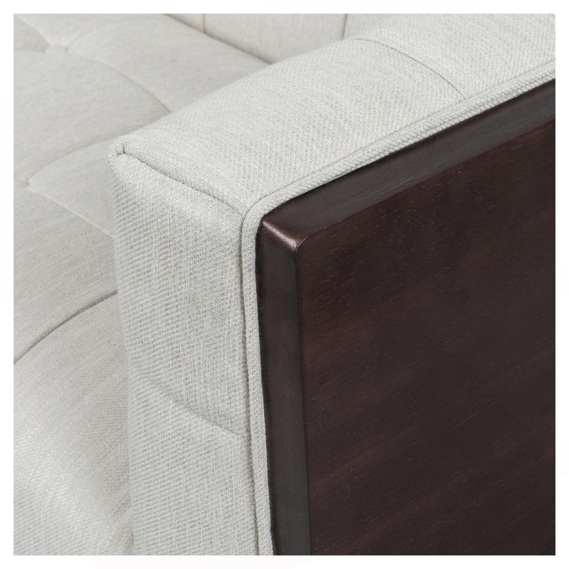 Canapé 3 places (69871.00A _69871.00B), Noyer, Beige