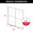 55" - 59'' W x 72'' H Double Sliding Door Semi-Frameless Shower Door With Two Towel Bars-101020292-110981884