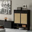 Armoire de rangement pour chaussures en rotin-133568843