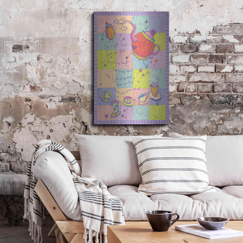 " Rhyme 1 Teapot " Print, 36" H x 24" W