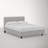 Adrien Upholstered Platform Bed-342217540-342217548