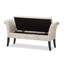 Linen Upholstered Storage Bench