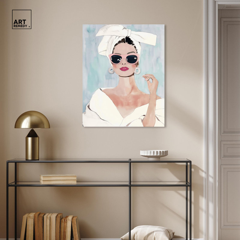Art mural chic sur toile par Reflets, H 30 po x l 24 po x P 1,5 po, Toile tendue