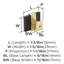 1-3/8" Length Square Knob-82617187