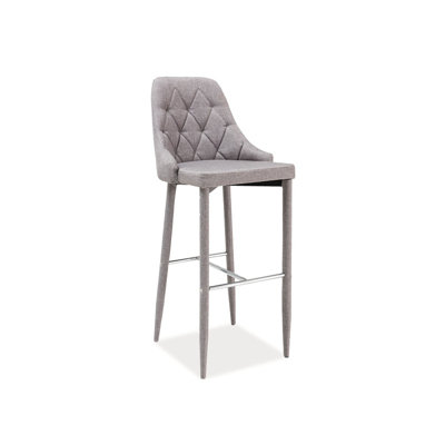 Trevett Upholstered Counter Stool with Metal Frame