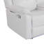 Fauteuil inclinable blanc avec lumière DEL Blanche