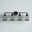 Leyden 4-Light Dimmable Steel Vanity Light