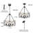Aukje 4 - Light Dimmable Caged Drum Chandelier-365139917