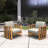 Baryn Acacia Patio Chair With Cushions