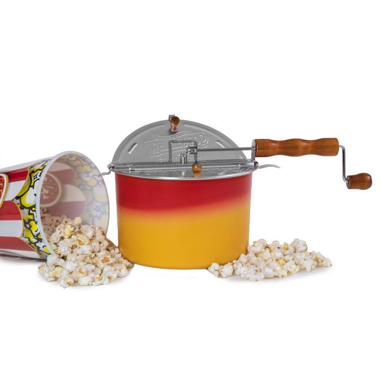 Wabash Valley Farms Whirley Pop Color Changing Stovetop Popcorn Popper
