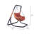 Monetta Metal Outdoor Armless Lounge Chair