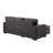 TERRITORY DARK GREY PULL OUT SOFA BED