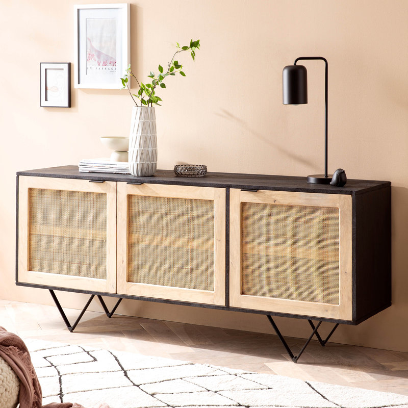 Akitomo 175cm Solid Wood Sideboard