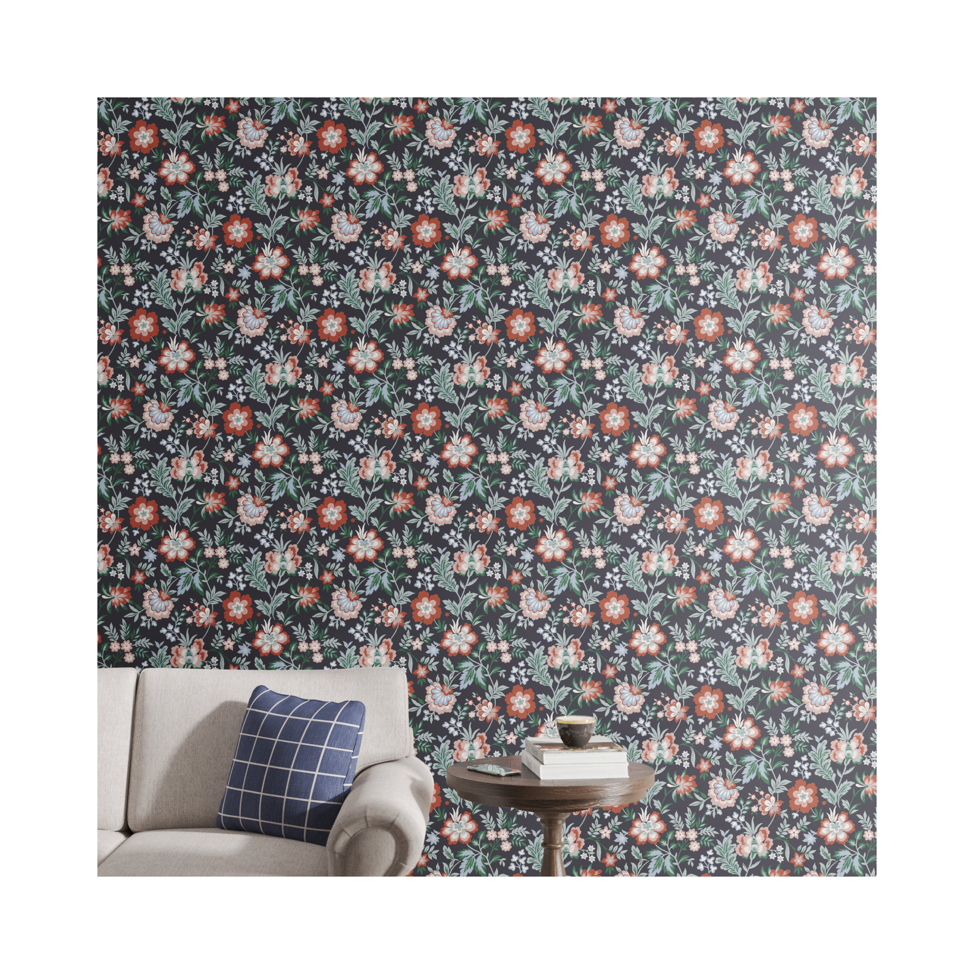 Ainslee Floral Wallpaper, Multicolor