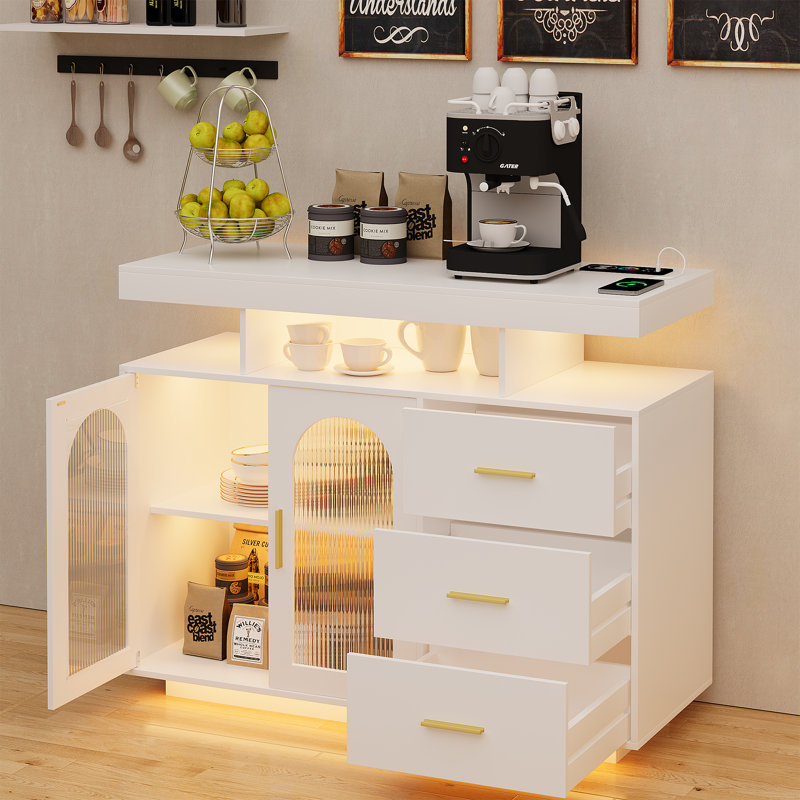 100cm Sideboard, White