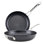 Anolon 10-Inch and 12-Inch Hybrid Nonstick 1.93 Quarts Frying Pan Set, Black