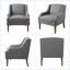 Ensemble de 2 fauteuils rembourrés-133140709