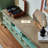 Modern Green Solid Wood TV Stands