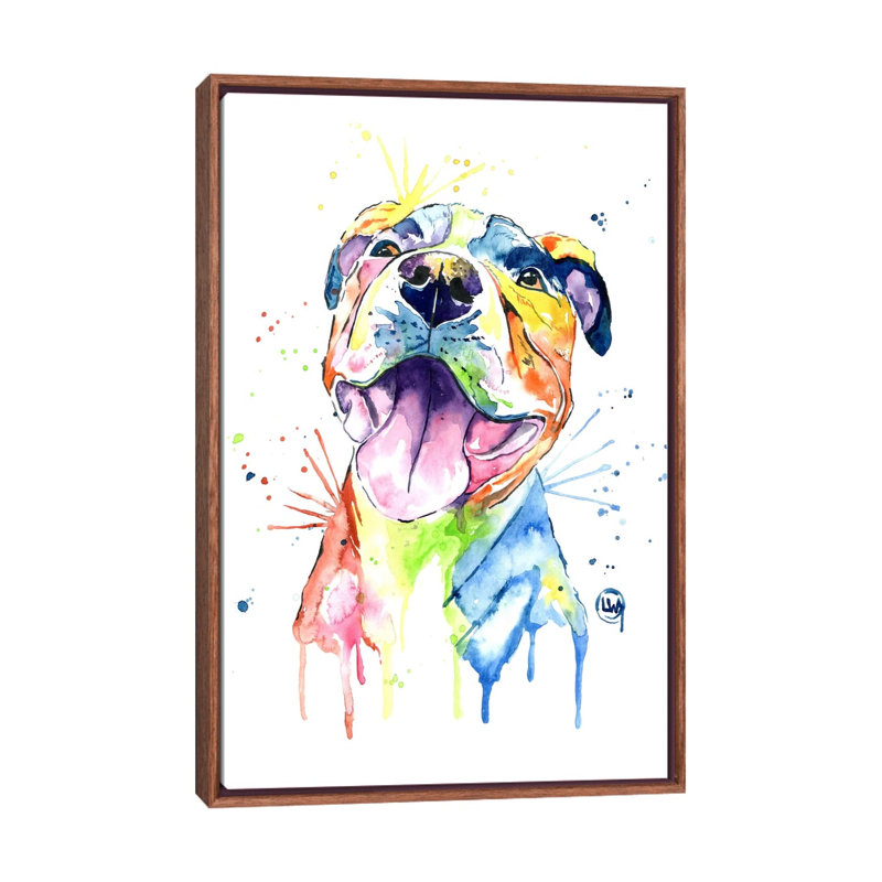A Softer Side by Lisa Whitehouse - Painting on Canvas, 66.04 cm H x 45.72 cm W, Classic Brown Wood Framed Canvas