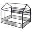 Structure de lit en métal avec clôture et tablettes-569426046-569426044