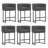 26" Upholstered Counter Stool with Metal Frame-123103708