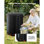 Capteur de pluie pliable avec robinet et trop-plein 53 gallons