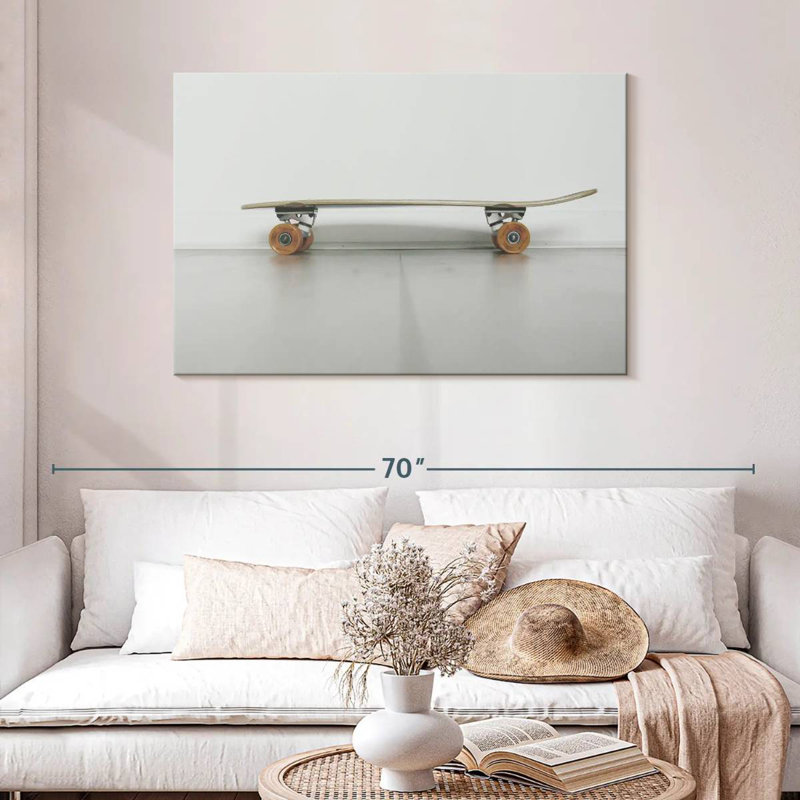 Senne Cool Skateboard, 30" H x 45" W