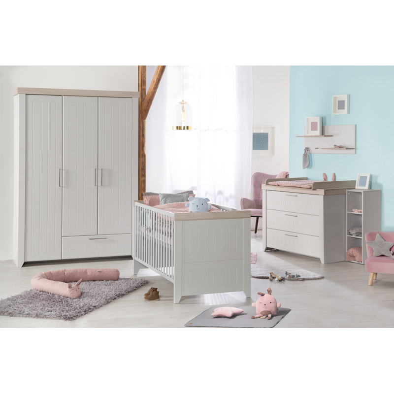Helene Convertible 3 -Piece Nursery Furniture Set