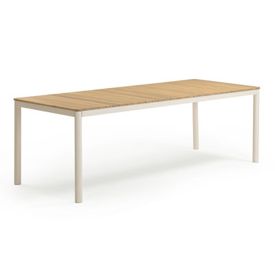 Levin Light Teak Outdoor Dining Table