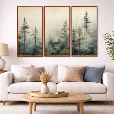Forêt d'art de pin Minimalisme