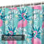 Rideau de douche imperméable à la mode avec 12 crochets Tropical Flamingo-193171477