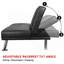 Futon canapé-lit, canapé-lit pliant convertible en similicuir moderne pour le salon avec 2 porte-gobelets, accoudoirs souples amovibles et pieds en métal robustes.