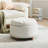 25'' Upholstered Round Storage Ottoman with Wooden Tray & Nailhead Trim-899737247