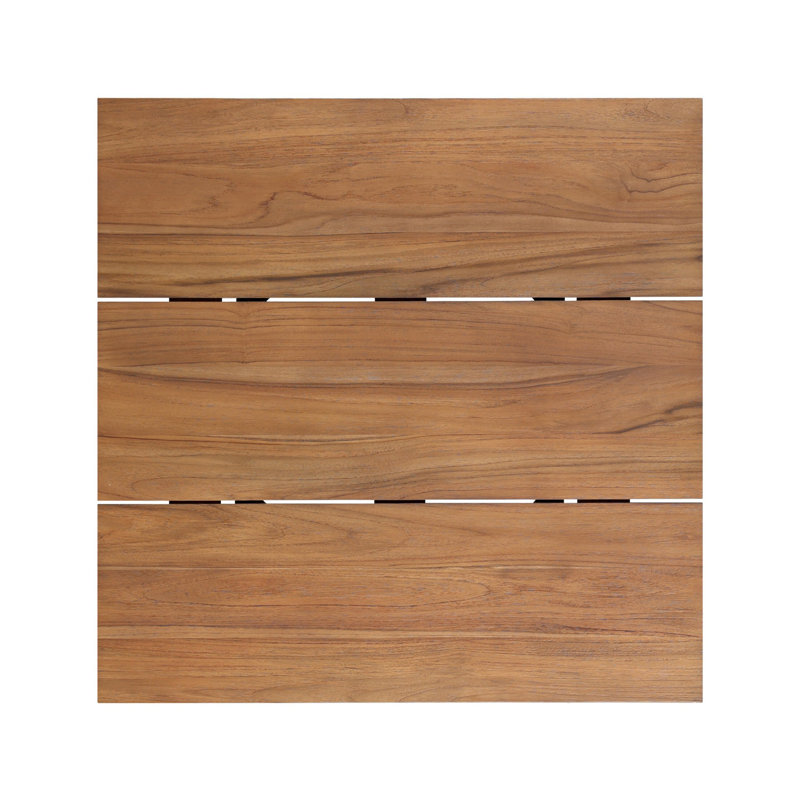 Stapleton Outdoor Square Teak Bar Table