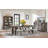 Credenza (4 Doors, 2 Glass Windows w/ Puck Lights, 1 Drawer, 4 Shelves/1 Adjustable Shelf)-110843575