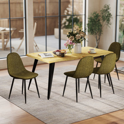 Chaises d'appoint rembourrées Delfinia