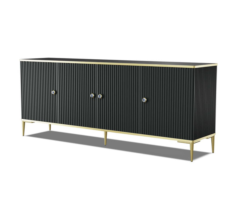 Loughborough 182cm Sideboard, Black