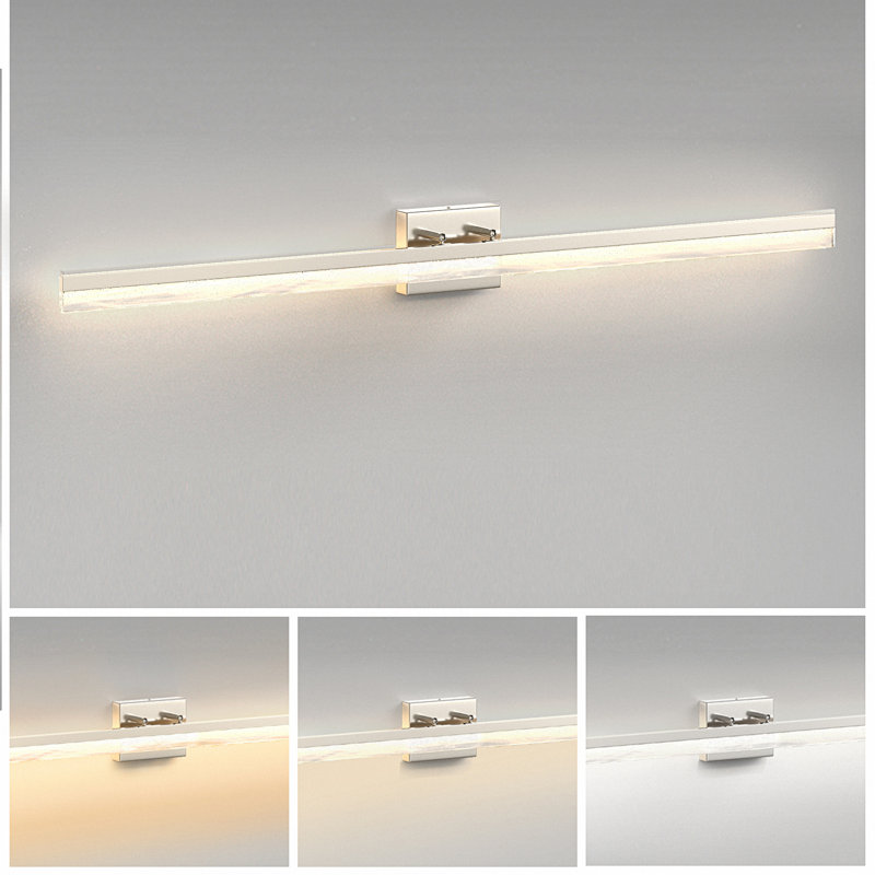 48Inch Dimmable LED Bath Bar Acrylic Crystal Vanity Light